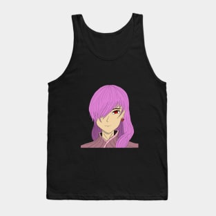 Anime Manga Girl Character Hand Drawn Art Tank Top